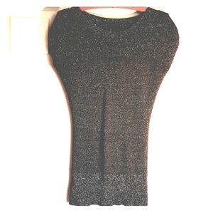 Glittery midnight top by Express
